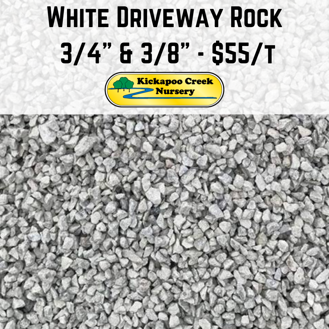 White Driveway Rock 2026